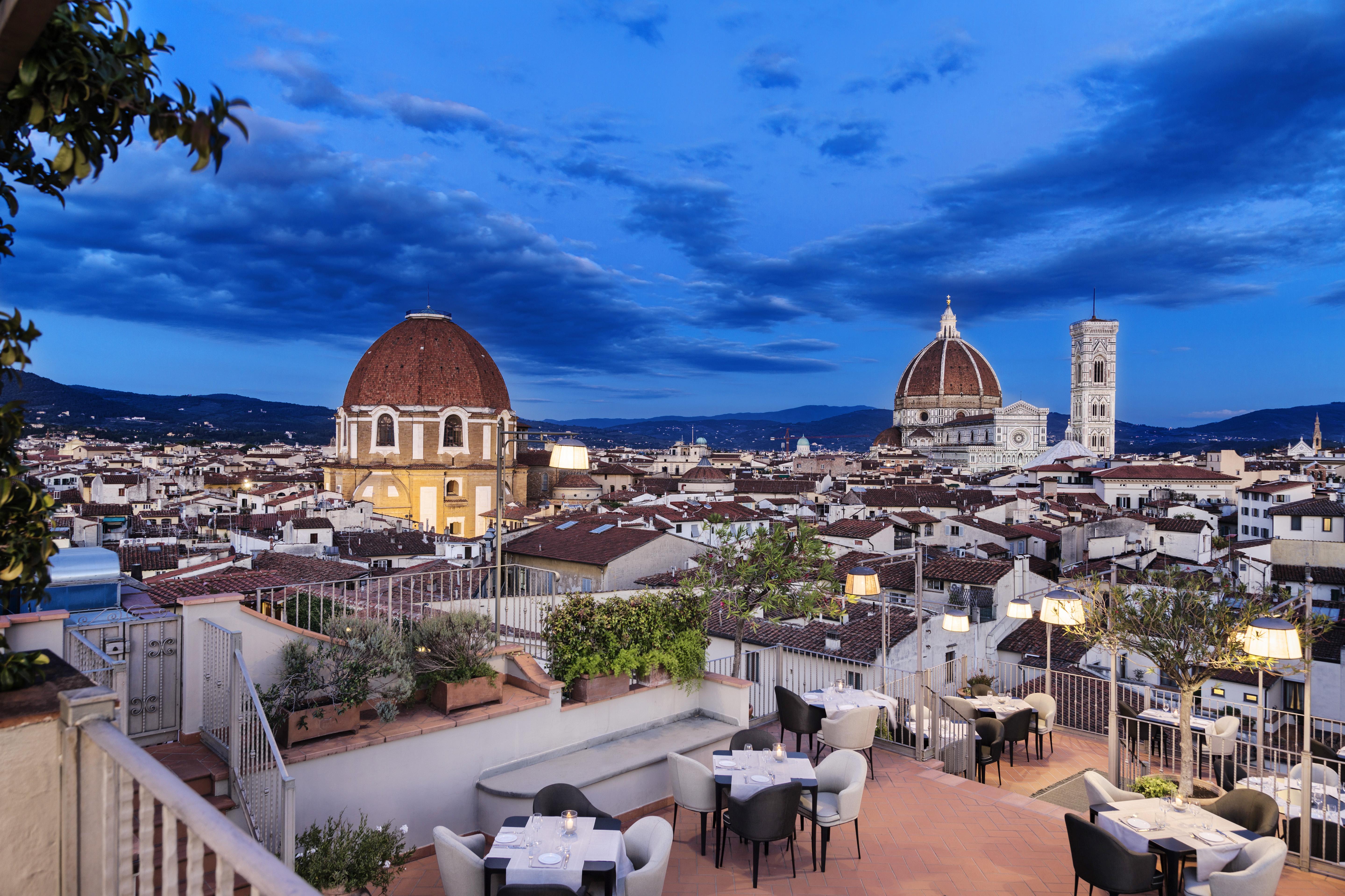 Grand Hotel Baglioni Florencie Restaurace fotografie